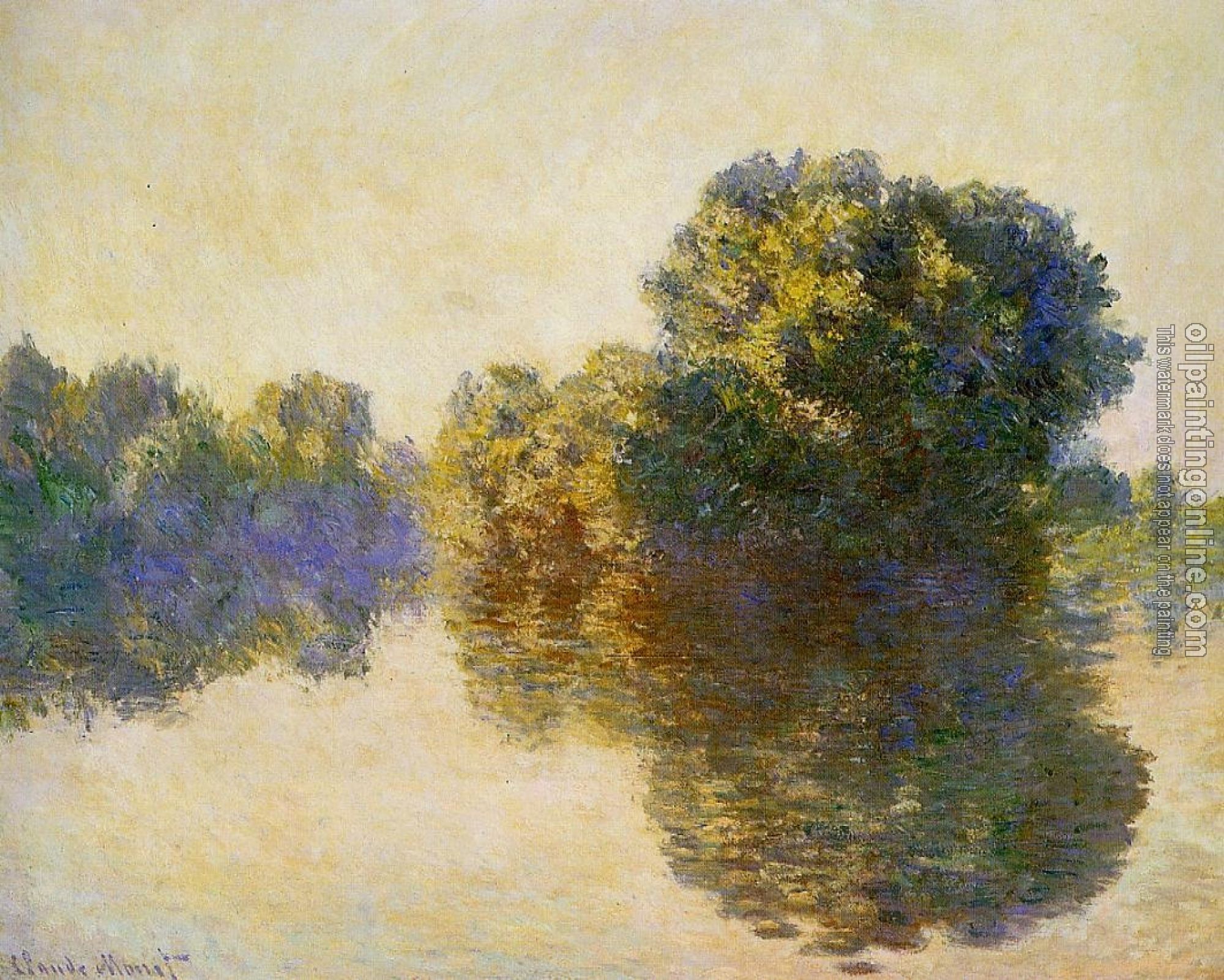 Monet, Claude Oscar - The Seine near Giverny